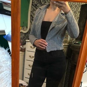 Grey Mark moto jacket